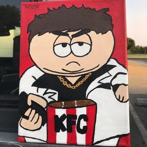 KFC Scarface Cartman Painting